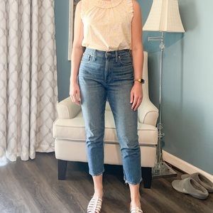 Madewell The Hi Rise Slim Crop Boyjean